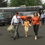 Governor Blagojevich, his wife, and two children