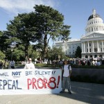 Prop 8 Protestors in Sacramento