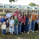 The Duggar family before the arrival of Jordyn-Grace