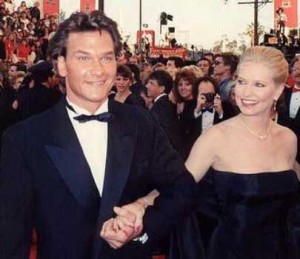 Patrick Swayze and wife Lisa Niemi