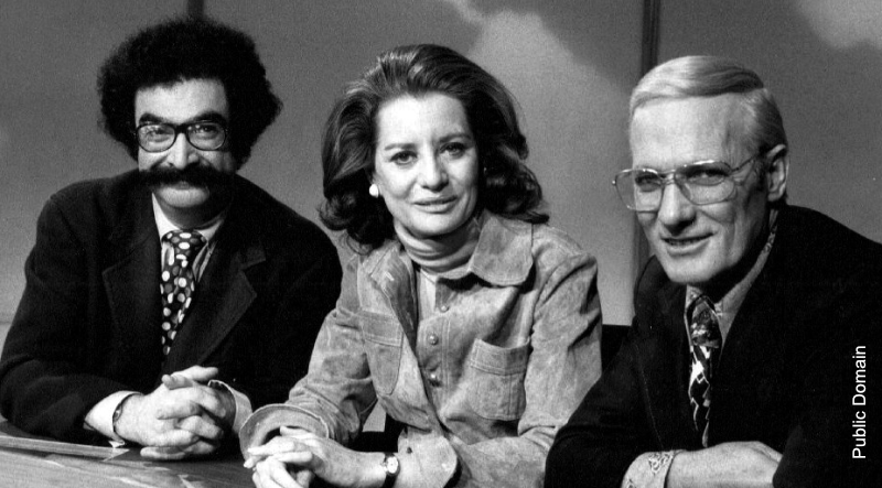 Gene Shalit, Walters, and Frank McGee on The Today Show, 1973