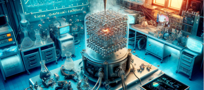 image depicting the process of achieving Bose-Einstein condensation of dipolar molecules