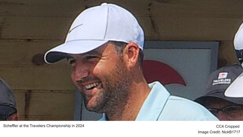 Scheffler at the Travelers Championship in 2024