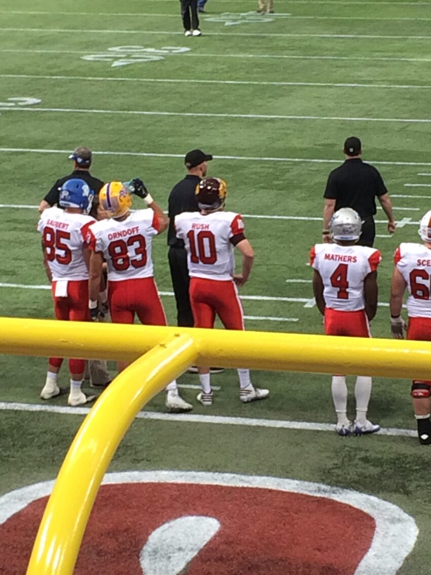 Cooper Rush at the 2017 East-West Shrine Game
