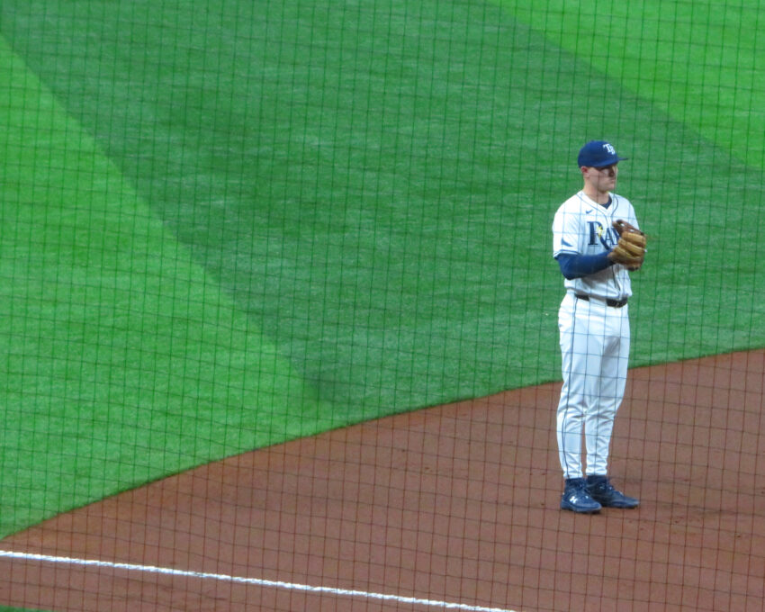 Curtis Mead, Texas Rangers 9, Tampa Bay Rays 3, Tropicana Field, St. Petersburg, Florida