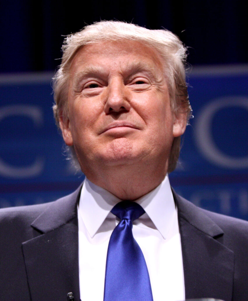 Donald Trump speaking at CPAC in Washington D.C. on February 10, 2011.