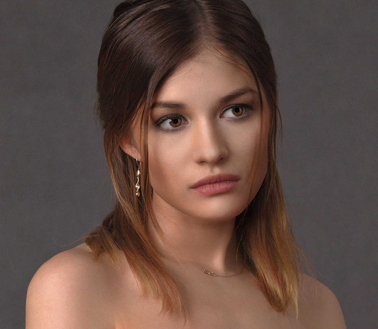 girl, sad, portrait, face, woman