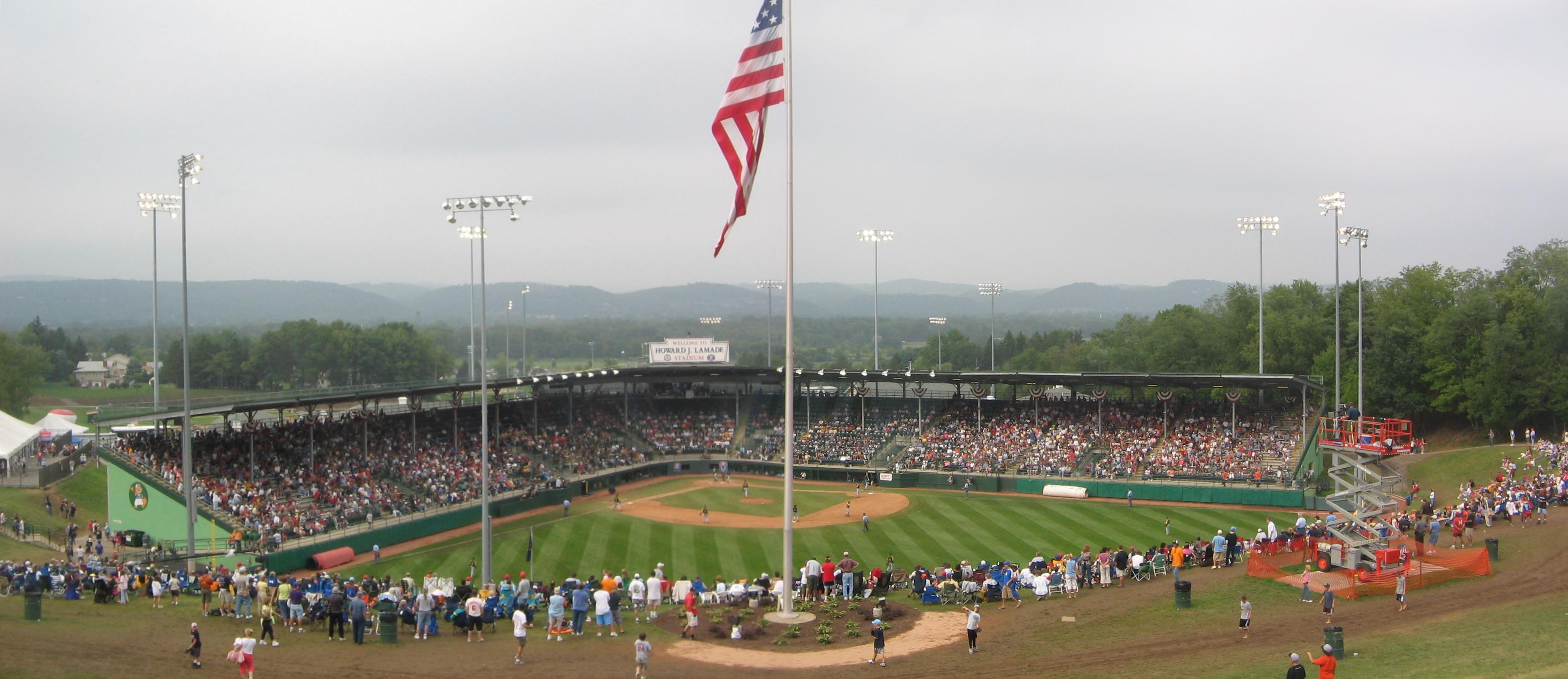 Howard J. Lamade Stadium during the 2007 Little League World Series in South Williamsport, Lycoming County, Pennsylvania, USA