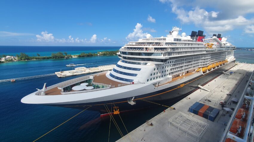 Disney Wish in Nassau on the 20th of August 2022