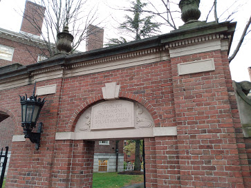Harvard University,. November, 2019. as you enter from Harvard Yard from Square Train Station MBTA.jpg