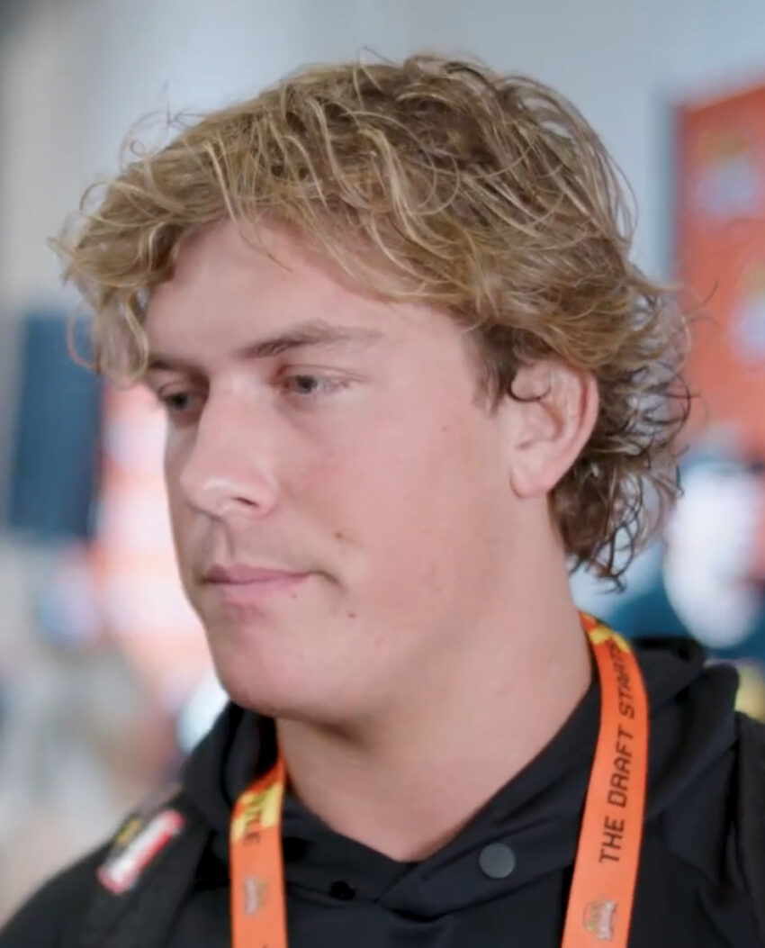 Jaxson Dart interview on January 31, 2025