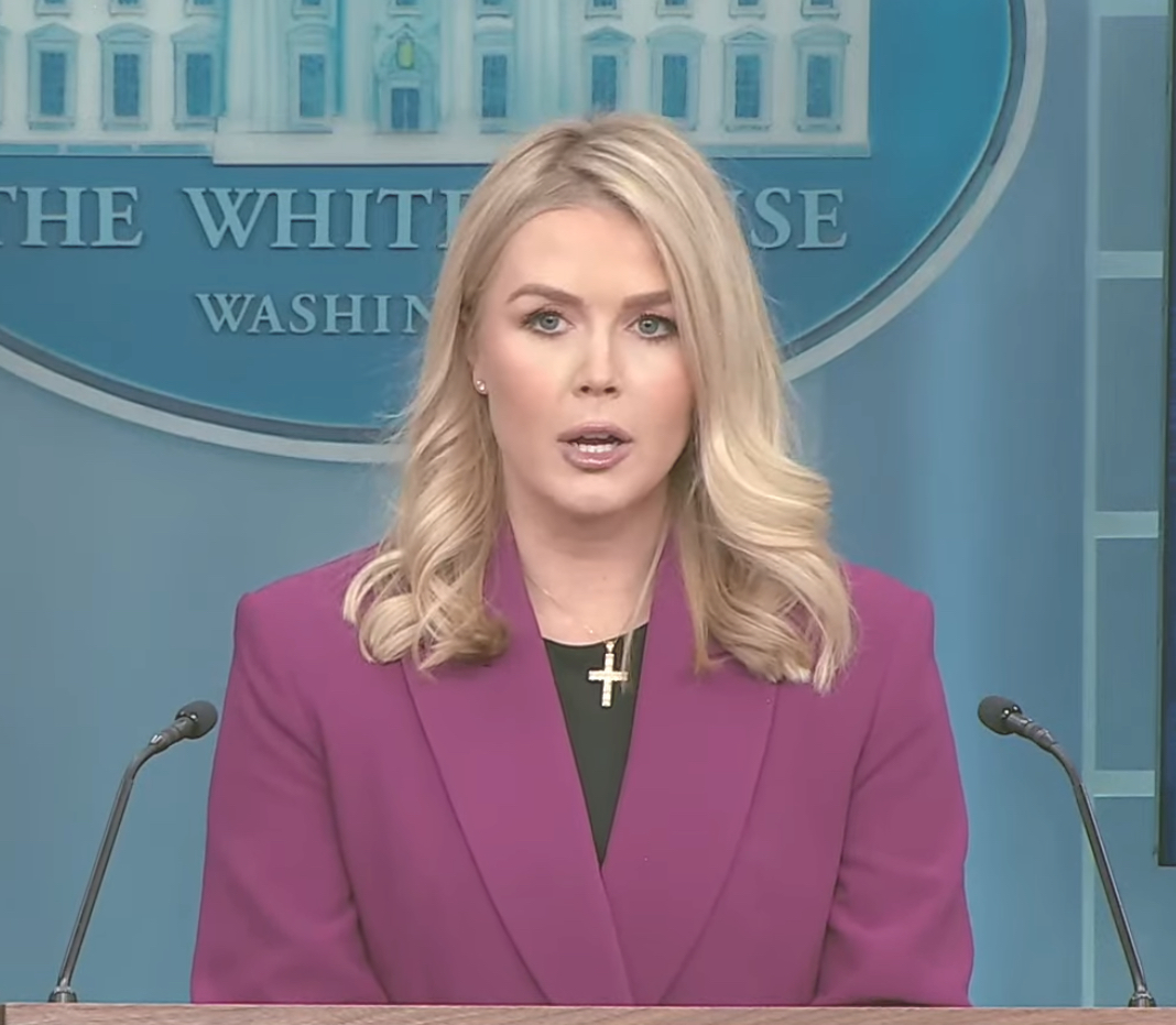 Karoline Leavitt at her first Press Conference in 2025.jpg