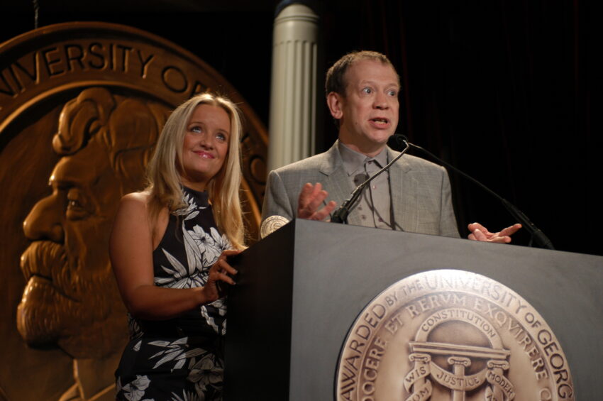 PHOTO CREDIT: ANDERS KRUSBERG / PEABODY AWARDS Lucy Davis and Jon Plowman 63rd Annual Peabody Awards Luncheon Waldorf=Astoria Hotel May 17, 2004