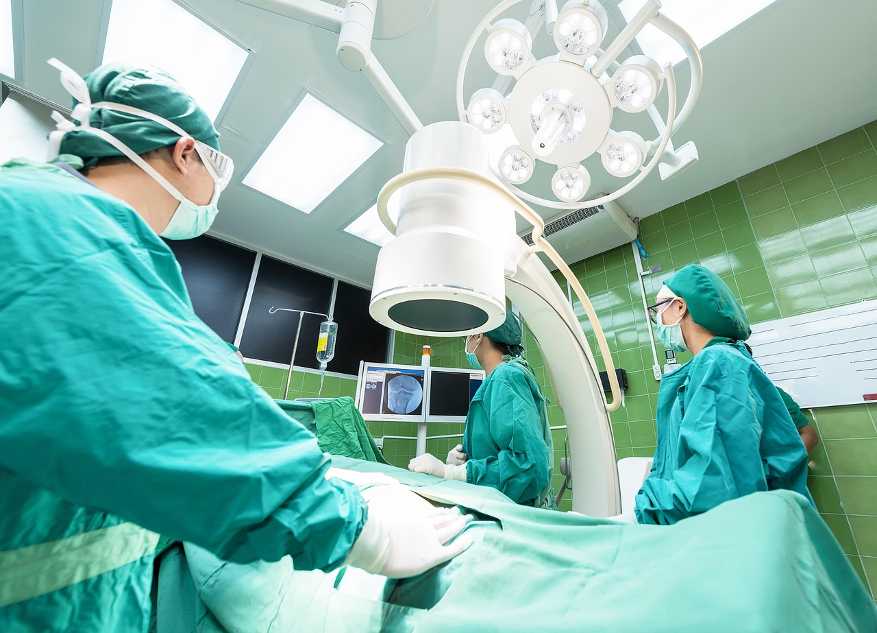 operation, operating room, surgery, operating table, hospital