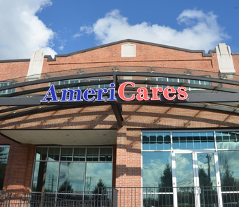 AmeriCares Headquarters FrontLogo 2013.jpg