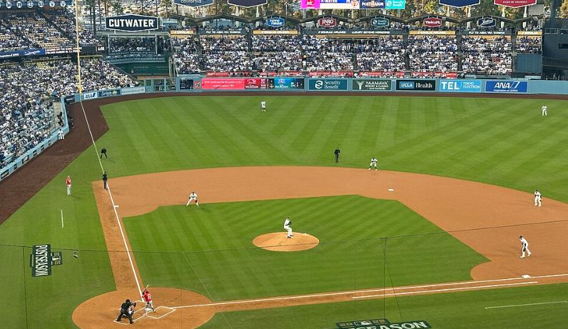 Blake Snell pitches for the LA Dodgers in 2025 NLWC