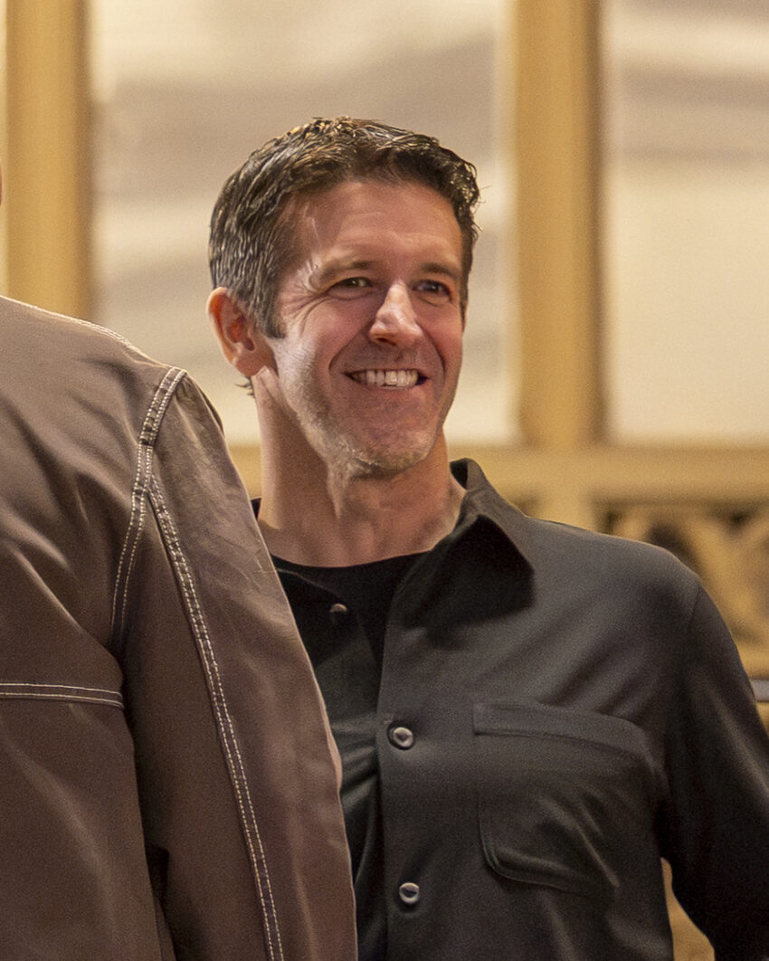 John Ternus, photographed by Tessa Bury, during Apple’s 50th-anniversary kickoff event at Apple’s Grand Central Terminal store in New York City on March 13, 2026.