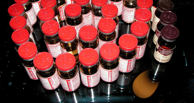 Vials ready for administration or immediate disposal
