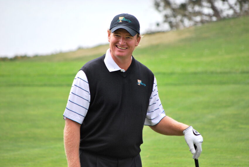Photo of golfer Ernie Els at the 2009 President's Cup at Harding Park in San Francisco