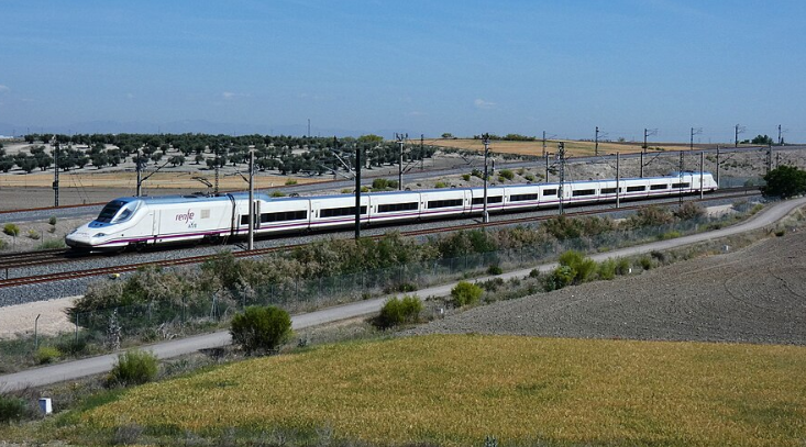El tren de alta velocidad, AVE Madrid-Sevilla