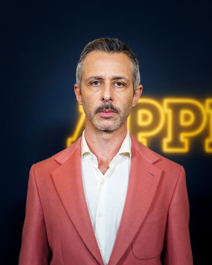 Jeremy Strong in New York City for the movie The Apprentice.