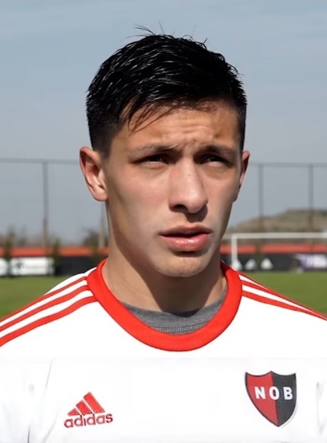 Martínez em entrevista ao canal do NOB quando era jogador do clube.