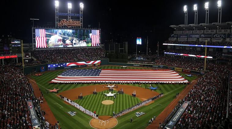Progressive Field before ALDS