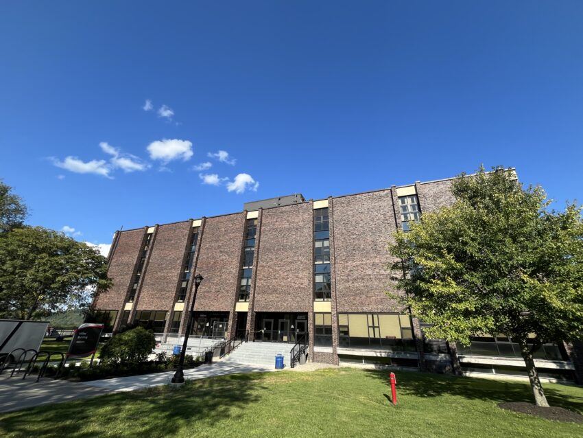 admission building at SUNY Cortland