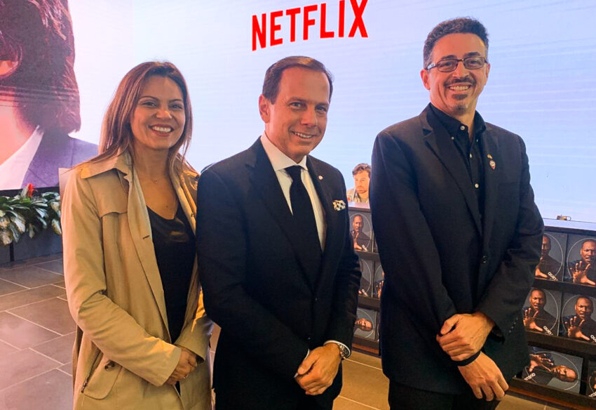 O Governador do Estado de São Paulo, João Doria, durante visita aos estúdios Netflix. Local: Netflix – 1.455 N Van Ness Ave, Los Angeles. Data: 20/11/2019 Foto: Governo do Estado de São Paulo